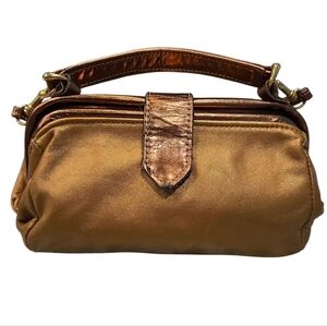 MARCO AVANE BRONZE SHOULDER/CROSSBODY BAG. BRONZE.